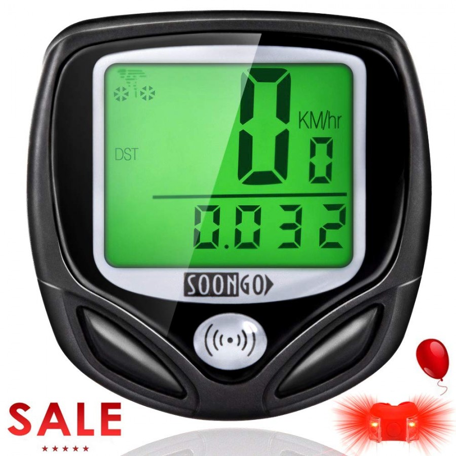 SOON GO Bike Speedometer, Bicycle Speedometer Wireless Bike Computer
