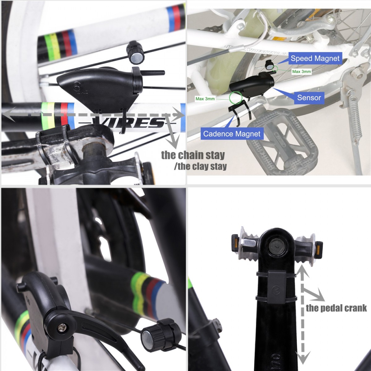 SOON GO Bicycle Speedometer Wireless Bike Computer Cadence IPX6