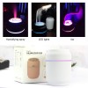 SOON GO Cool Air Mist Ultrasonic Humidifier with Color Lights USB Fan Desktop Can Humidifier 200ML Portable Purifier for Cars, Office, Home, Bedroom, Travel and More SOON GO Cool Air Mist Ultrasonic Humidifier with Color Lights USB Fan Desktop Can Humidifier 200ML Portable Purifier for Cars, Office, Home, Bedroom, Travel and More