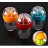 Good Grips Small Citrus Lemon Orange Juicer Manual Hand Squeezer with Built-in Grater,Blue  ，Red and Orange