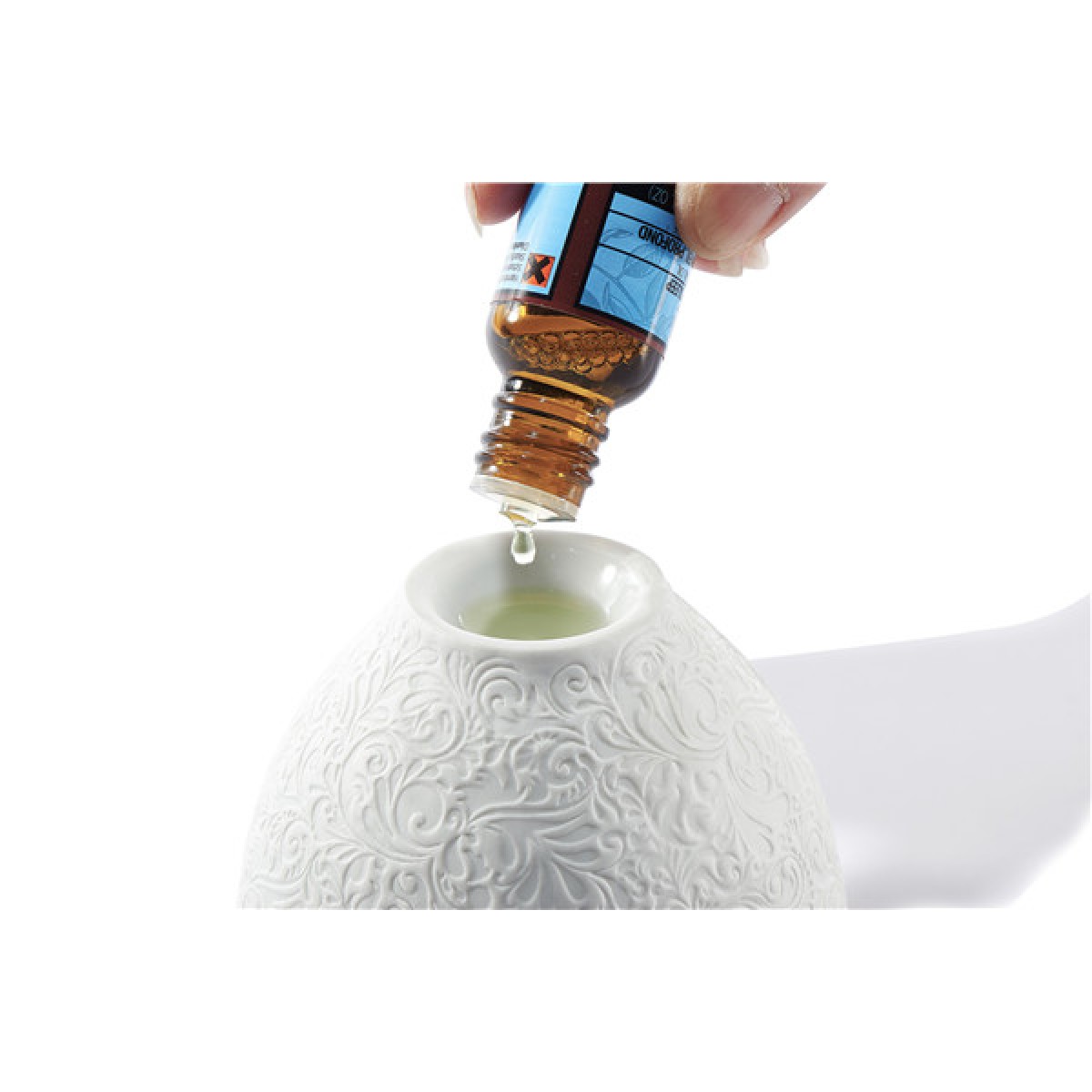 Exquisite Wallmounted & Plugin HandMade White Porcelain Night