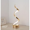 Vertical Spiral Dimmable LED Table Lamp, Curved LED Desk Lamp, Contemporary Minimalist Lighting Design, Warm   or White Light,Smart Acrylic Material Perfect for Bedroom Living Room