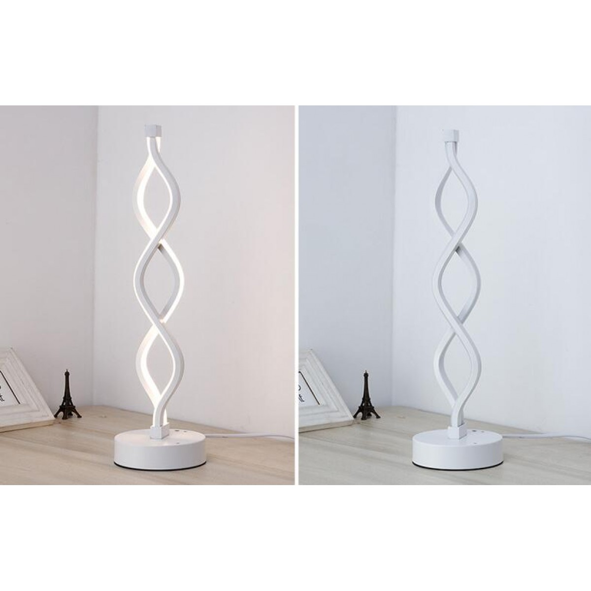 Twist Modern LED Living Room Floor Lamp Bright Contemporary