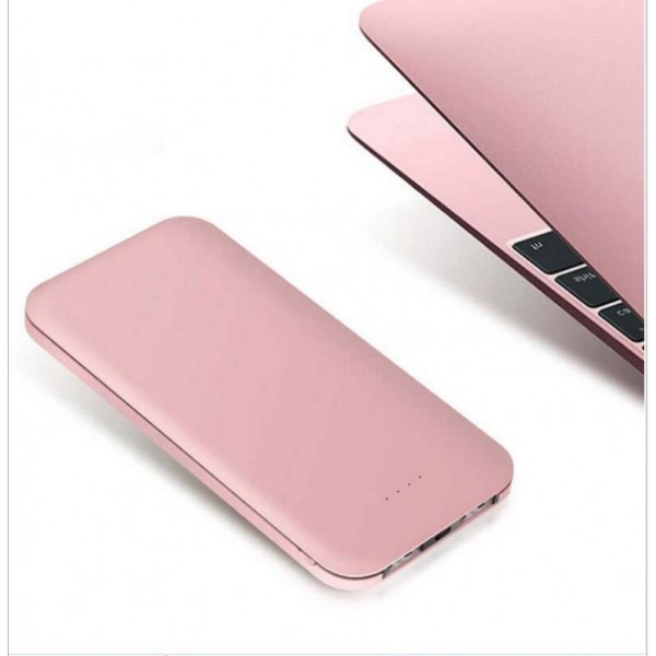8000mAh Ultra Slim Power Bank, Dual Smart USB Port 5V/2.1A External Mobile   Battery Charger Pack for iPhone, iPad, iPod, Samsung Galaxy, Cell Phones,   Tablets Aluminium Alloy Housing