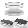 Wireless Mirror Charging Pad Dock Cradle Compact Portable Charger USB For iPhone,Android etc