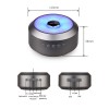 Wireless Bluetooth Speaker,BOOMER VIVI Mini Portable Metal Speaker with LED,Clock,10-Hour Playtime, Rich Bass,Built-in-Mic,Hands-free Call,AUX Line,TF Card,HD Sound