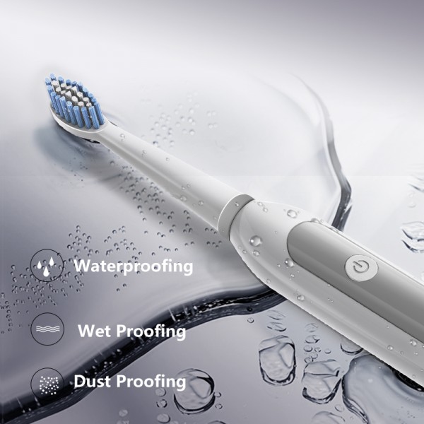 Electric Toothbrush Whitening 3-Speed Adjustable High-frequency Waterproof IPX7